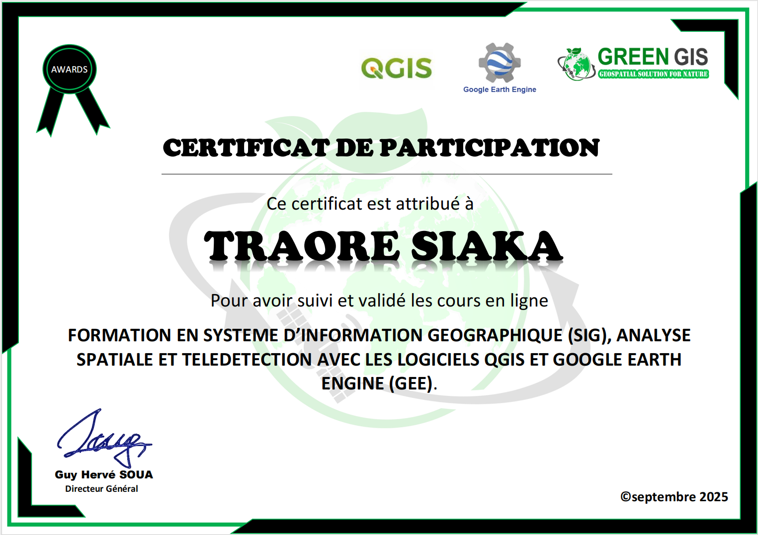 certificat